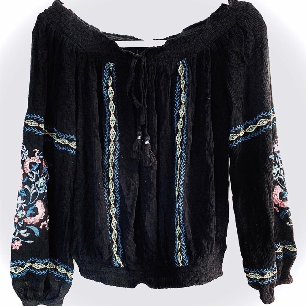 Off the shoulder blouse